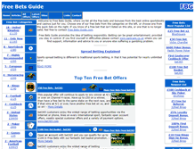 Tablet Screenshot of free-bets-guide.com